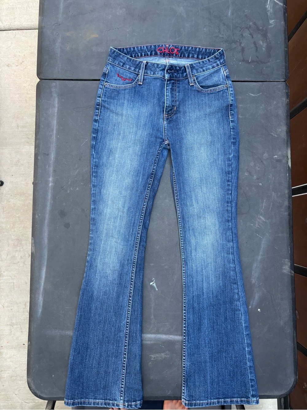 Chloe Women's Blue Bootcut Jeans